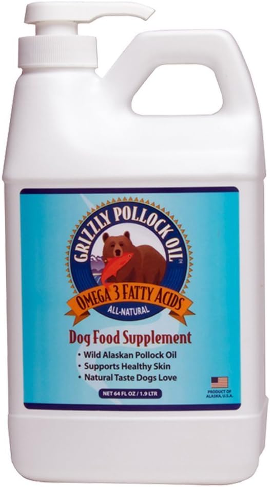 Grizzly Pollock 油狗食品补充品, 64 Ounce