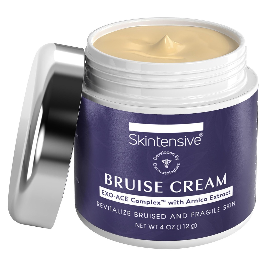 SKINTENSIVE Arnica Brunise Cream for Thin Skin - 摩擦,维生素K C和E, 皮肤更新, 4 Oz