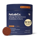 PetLab Co. Allergy & Immune Daily Probiology for Dogs. 支持Yeast 生产,季节性过敏,间歇性偏激,Gut & 消化性大狗健康 - 30 Chews - 包装 May Vary