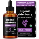 NutraChamps Black Elderberry Syrup, Potent 2000 mg 10:1 提取 桑布库斯 Elderberry Syrup 抗氧化剂, Drops Berry Flavor, 液态长莓 提取 无糖 2oz, 免疫支持