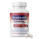 Colostrum 120ct Chewables Plus - 对成人和孩子的豁免支持 - Lactoferrin 补充 & Colostrum 蛋白质 - 支持文摘 & Gut - 25% lgG 抗体, Gluten Free - 野生樱桃