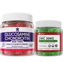 无糖锌类固醇2包 + Glucosamine Chondroitin 固醇2包