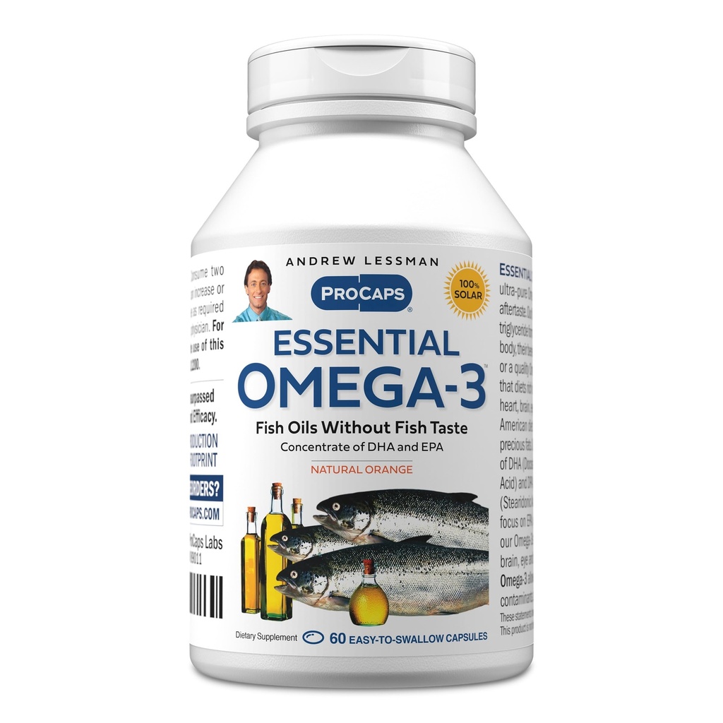 (原始内容存档于2019-03-09) (英语). Andrew Lessman Publicity Omega-3 Orange - 60 Softgels - Ultra-Pure, HighPotency Omega-3 Oils. 高DHA,无胃肿,无污染物,无水星. 小容易吞软胶