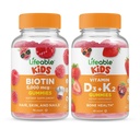 活生生素儿童 + 维生素 D3 + 维生素 K2 儿童 古米斯包 - 大品尝,维生素补充,Gluten Free, GMO Free, Chewwable Gummy