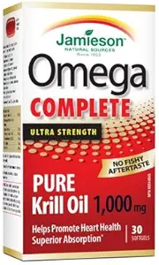 Jamieson Omega 完成TM 纯磷虾 1 000毫克,30个软胶