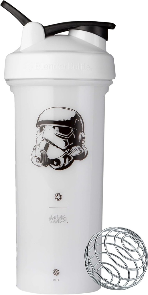 BlenderBottle Star Wars Shaker Bottle Pro系列 完美地用于蛋白质摇摆和预选工作,28-Ounce,暴风车