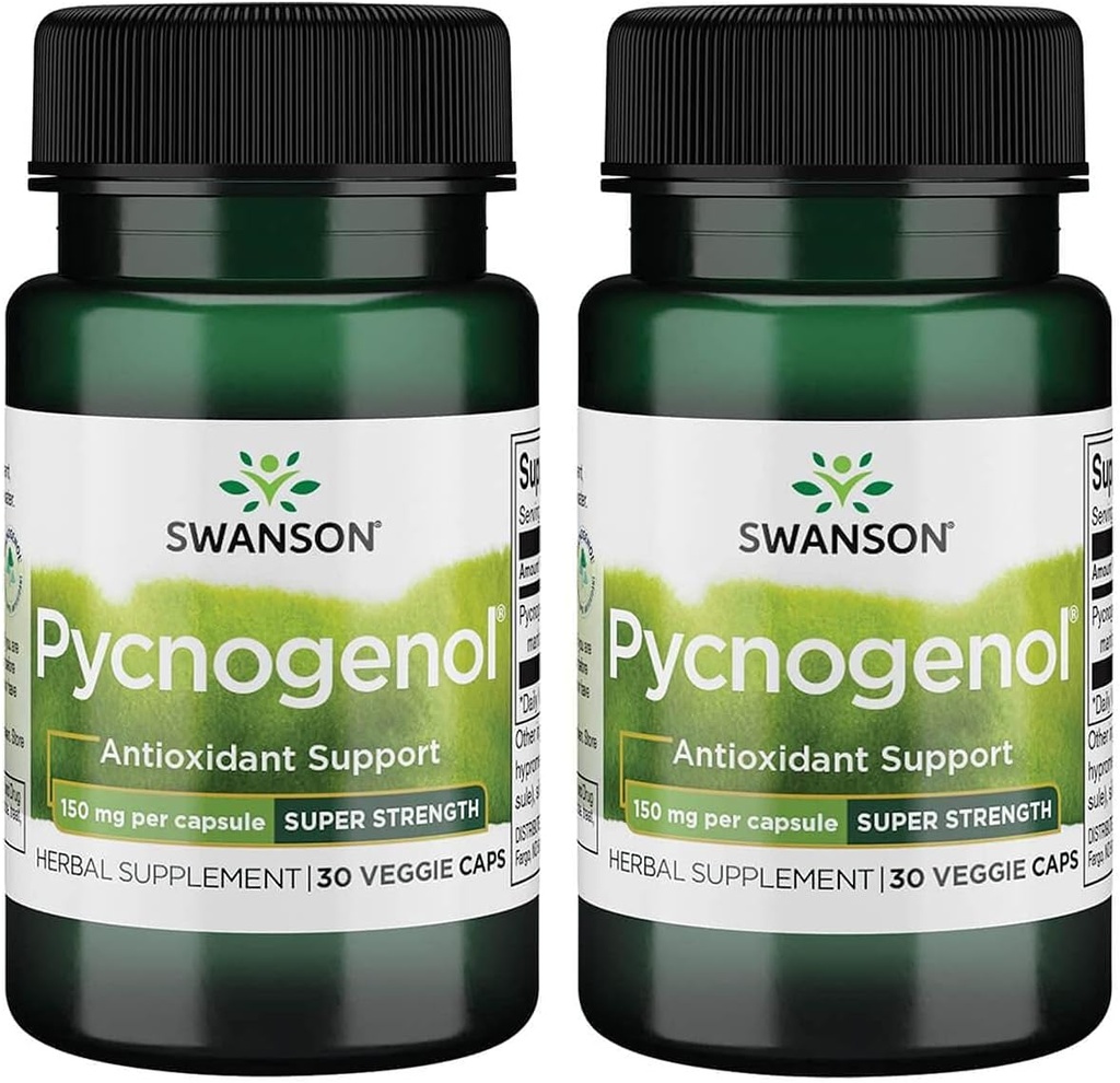 Swanson Ultra Pycnogenol - 超强150 mg 30 Veg Caps 2 包装