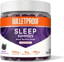 防弹糖 无糖黑莓 Flavor Sleep Gummys, 60 Counter, Keto 补充睡眠支持