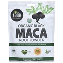 食品运动公司 Black Maca 8 oz Raw Food Powder - 有机,非GMO, Vegan, Gluten Free- Black Maca Root 补充全体健康