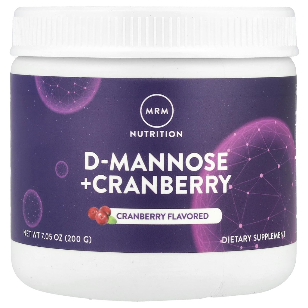 MRM 营养 D-Mannose + Cranberry + Cranberry Flawared + 尿液Tract + Bladder 健康 + 低苏加 + Gluten Free + Vegan + 40 服务