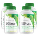 幼体终极酶 – 多种酶用于消化,气体和布洛丁减肥 – Betaine HCl, Ox Bile, Pancreatine 10X, Papain 6M, Pepsin 1: 3000 (120 Capsules - 4 Pack)