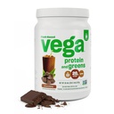 Vega蛋白和Greens蛋白粉,巧克力 - 20g 植物蛋白质加蔬菜,Vegan,非转基因生物,Pea蛋白给妇女和男子,1.2磅(包装May Vary)