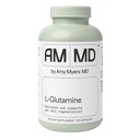 Amy Myers MD L-Glutamine Capsules - 细胞健康补编 - Gut Cleanse & Soothing Support for Stomach Relief - 健康肌肉支持 - 成人健康补编