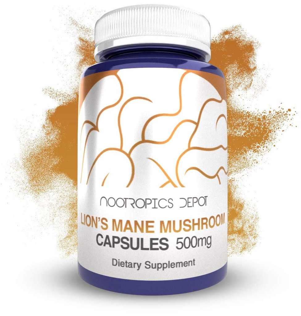 (原始内容存档于2019-09-29) (英语). Notropoctics Depot Lions Mane Mushules + 500mg + 60 Count → Hericium elinaceus → 整体果实体Mushroom 提取 → Brain Health 补充 + 神经保护 + boosts Mood