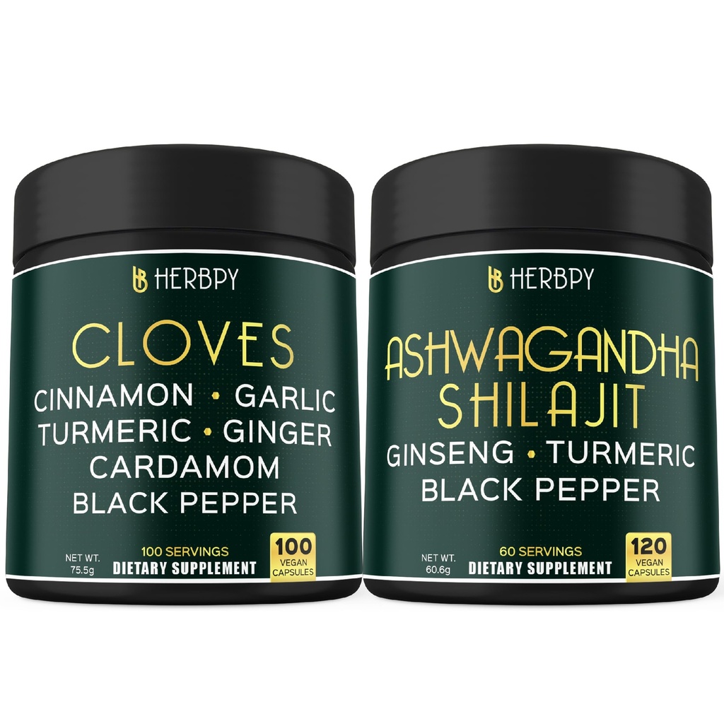 7in1 Cloves 补编和5in1 Ashwagandha Shilajit