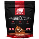 花岗岩补充剂 Meadows Whey 蛋白质异质蛋白粉,配有150个卡路里,2g纤维,1g糖(30种),丰富的巧克力火焰