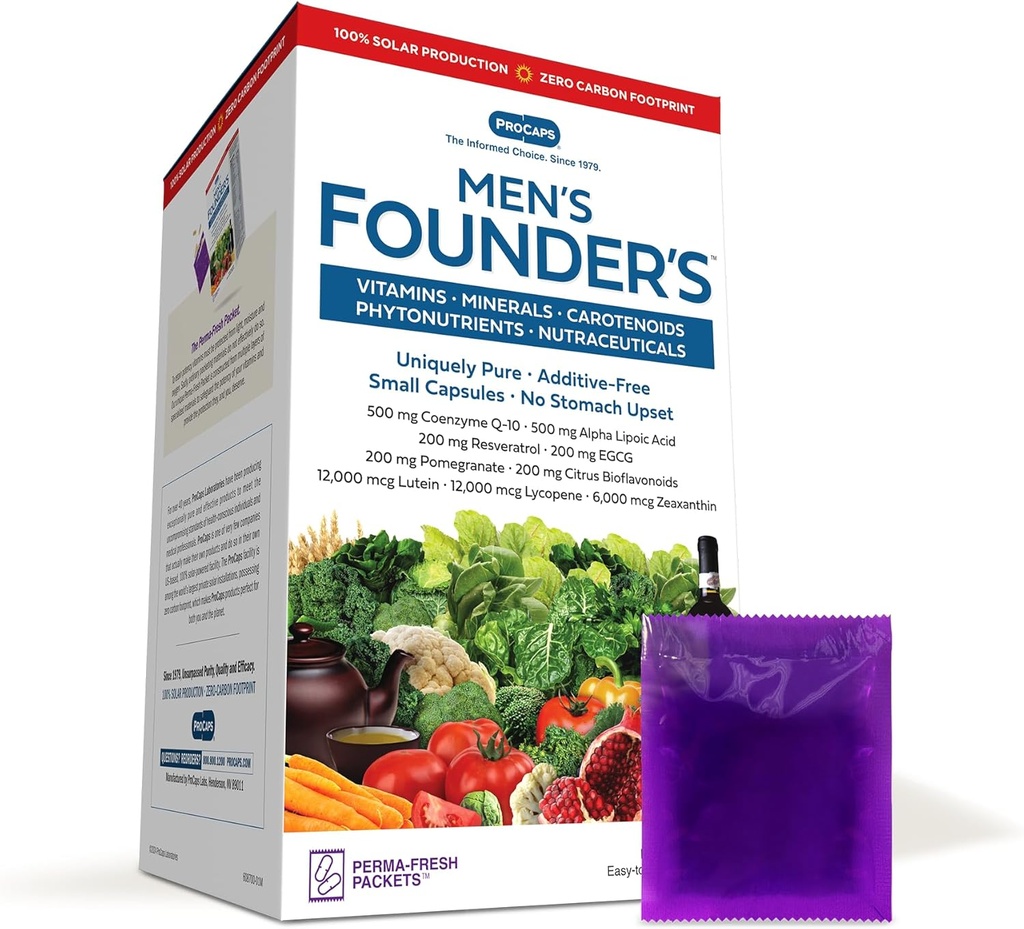 AndreW Lessman Multivitamin-Men的创始人 120 Packets - 超过40种营养物加高Potents 全部基本维生素,矿物,羟基,卡罗泰诺素. 易为燕子. 无附加