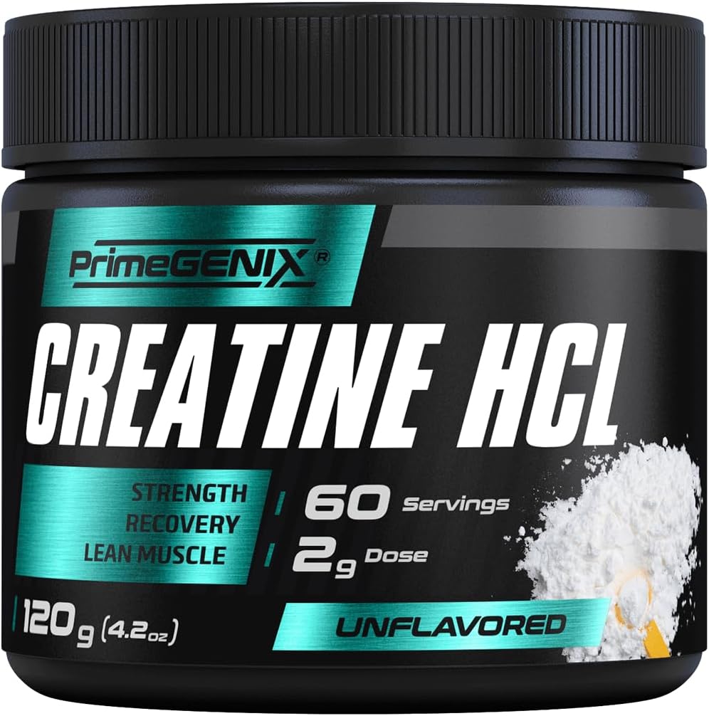 为40岁、50岁和40岁以上的男性提供快速Creatine HCL粉末 – 增强溶解性和吸收,用于峰值性能和快速恢复 – 不受欢迎的 - 60名服务者