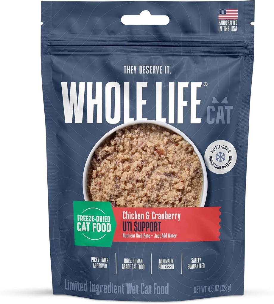 全寿猫尿液补充剂,Feline UTI 补救和预防,尿液tract感染治疗 - 猫的天然Cranberry,健康和消化支持的良药 - 30天供应