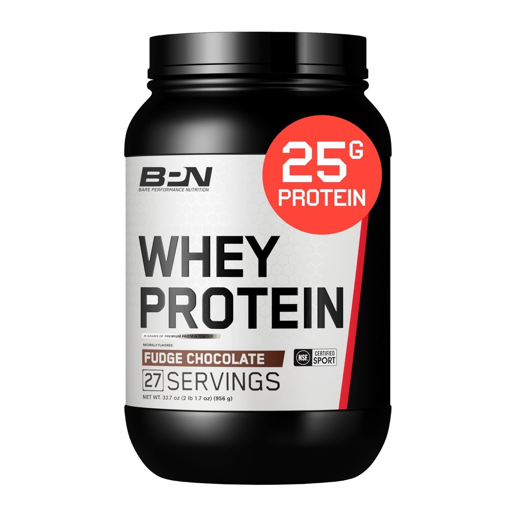 BARE 性能营养,BPN Whei蛋白 + casein 蛋白 蛋白 蛋白 混合剂, 软糖巧克力, 25g 蛋白 / 支持 Lean Muscle 恢复, 27个服务, 第三方测试