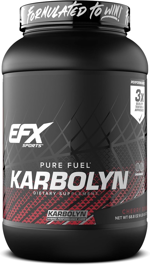 EFX体育 Karbolyn Fuel QQQ快速吸食碳水化合物 粉末 QQ 碳载荷 持续能量 快速回收 QQ 兴奋剂自由 QQ 37 服务(Cherry Bomb)