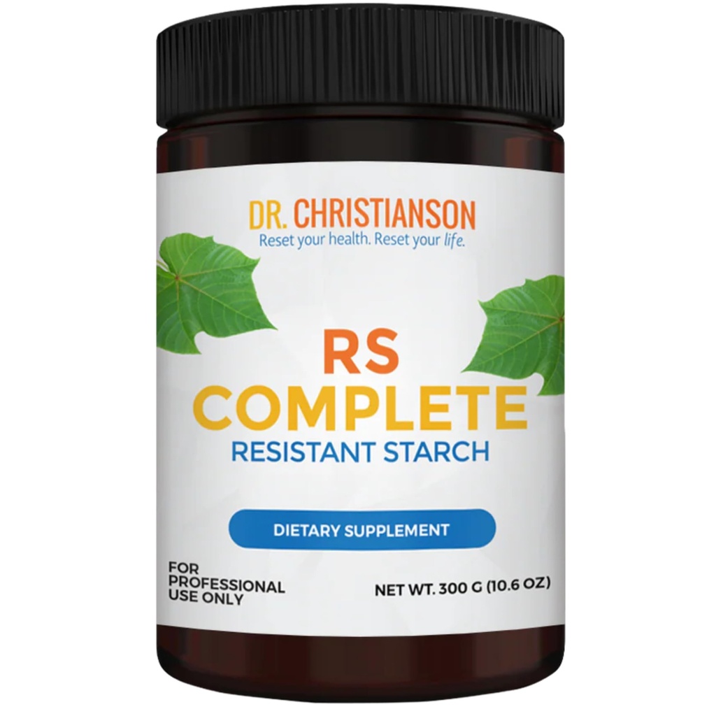 Christianson RS Complete博士 - 用有机绿色香蕉粉末阻断淀粉 - 非GMO + 乳品自由纤维粉补充剂 - 代谢式重置饮食(30 services / 300g)