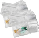 Pill Pouch Bages - (Pack of 400) 3"×2.75" - BPA-无包装, Poly Bag可处理的Zipper Pills Baggies, Daily AM PM 旅行药品组织者存储邮袋, 最佳清空重用写标签