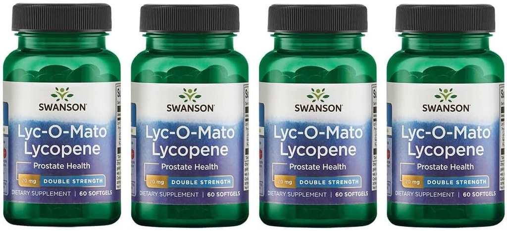 Swanson 双Strength LYC-O-Mato Lycopene 20 毫克 60 Sgels(4 包)