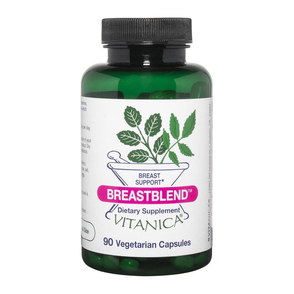 Vitanica BreastBlend,乳房护理支助,Vegan,90卡普勒