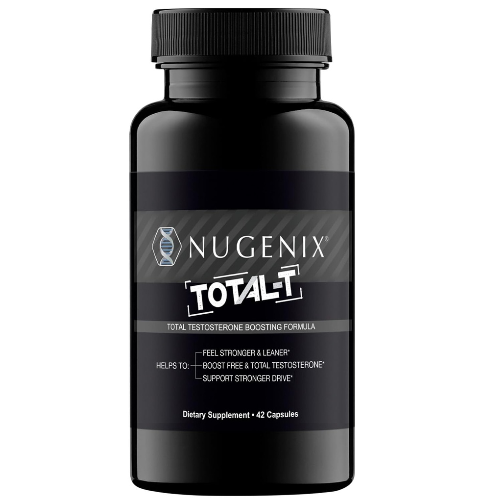 Nugenix Total-T, Free and Total Testosterone 男子助推器补充, 42 计数