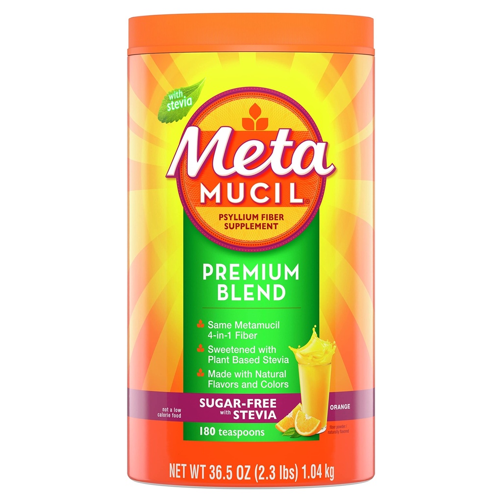 Metamucil Fiber 自由糖 180份服务(OLD)