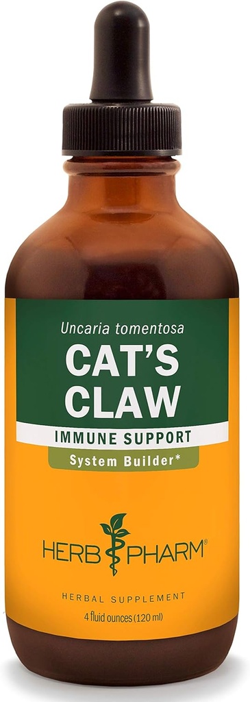 Herb Pharm Cat's Claw (UNA de Gato) 免疫系统支持摘录 - 4 Ounce
