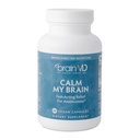 阿门·BrainMD博士 冷静我的大脑 - 90 Vegan Capsules - 与镁, Ashwagandha & L-Theanine 的快速动作公式 - 30 services