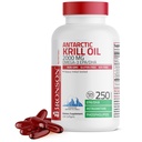 与Omega-3s环保局、DHA、Astaxanthin和磷脂公司合作的Bronson Antario Krill Oil 2000 mg,250 Softgels(125架)