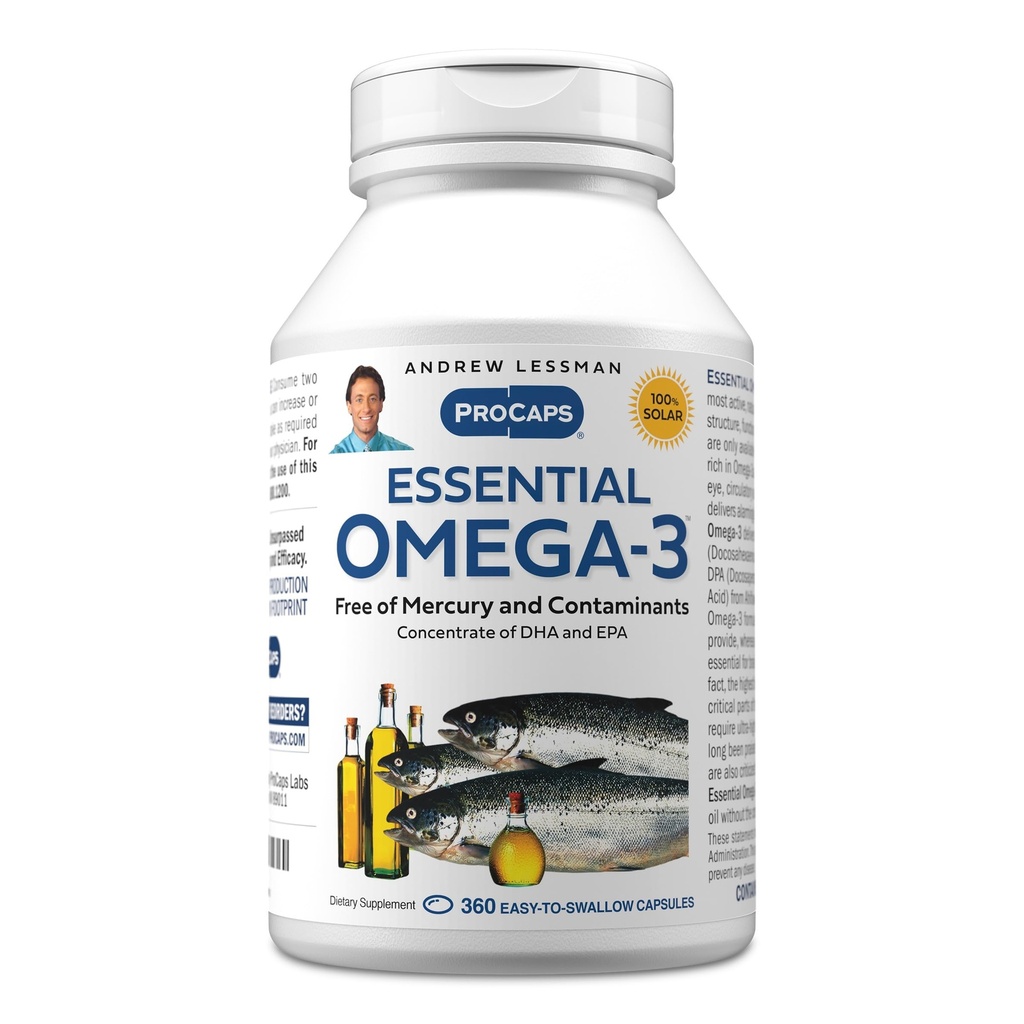 (原始内容存档于2017-09-21). Andrew Lessman Estitution Omega-3 Unforwards - 360 Softgels - Ultra-Pure, HighPotency Omega-3 Oils. 高DHA,无胃肿,无污染物,无水星. 小容易吞软胶
