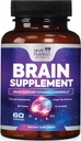 记忆和聚焦的大脑补充剂 - 致富、警觉、认知支持的超强 Nootropic Capsules - Phosphatidylserine, DMAE, B6 C E Zinc - 60 Capsules