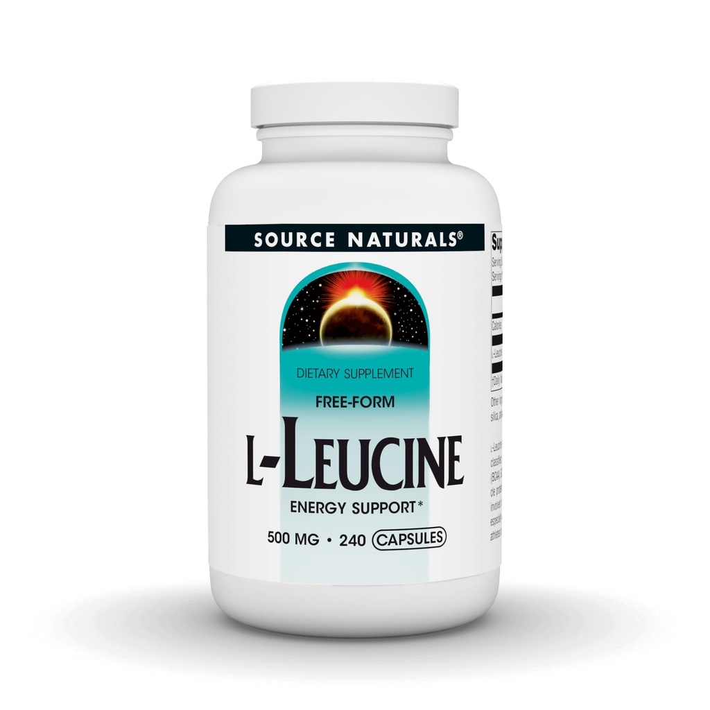 资料来源:Naturals L-Leucine,能源支助*,能源支助的免费基本氨基酸补充剂 -- -- 240卡普尔