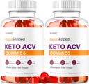 (2 Pack)快速 Ript Keto ACV Gummys 支持,快速 Keto Plus 苹果苹果 苹果 苹果 Vinegar Gummy 高级公式 1050MG, All Natural Gomitas Reviews, 120 Gummys 为期2个月