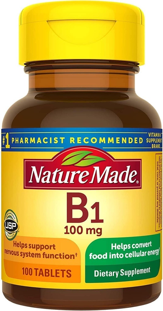 天然制维生素B-1 100毫克-100厘米,包装2