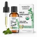 野生Oregano Oil Organio Organio Organio Organio Oil -- -- 100%纯无稀释有机Oregano Organio Oil,含卡瓦科罗尔86%-90%,Immune支持-基于植物,草药补充-Vegan,非转基因O,Gluten Free, 1fl.oz/30ml