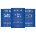 FRISKA 男子日报 消化酶和亲生素补充,自然支持男性消化健康,布洛丁,气体,消化救济,支持古特健康,乳酶和B-维生素,90 Capsules