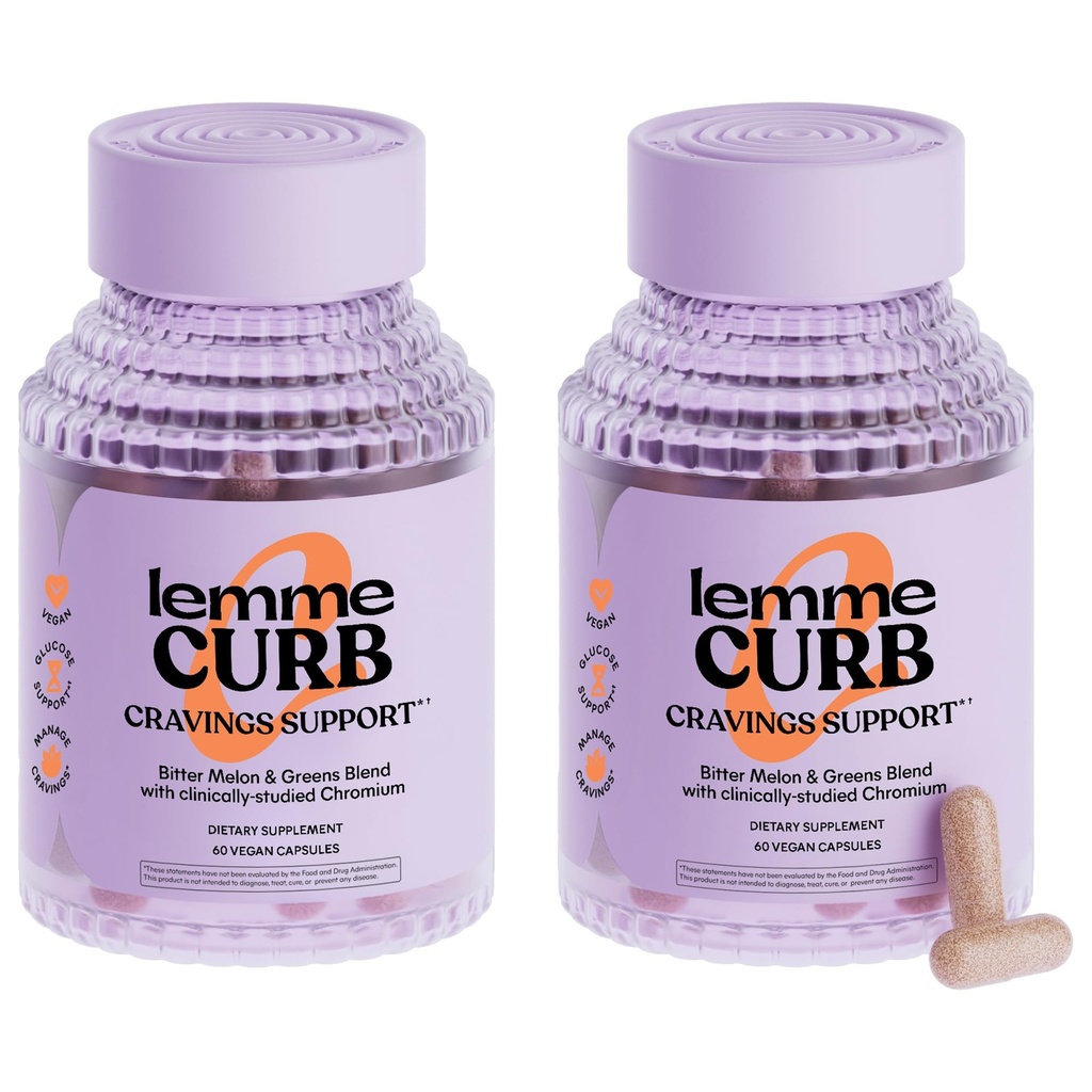 Lemme Curb - Cravings, 改善碳代谢, 重量管理支持, 临床研究 Chromium Piclinate, Bitter Melon, Ceylon Cinnamon & Greens Superfood - 60 Counter (Pack of 2) 互联网档案馆的存檔,存档日期2014-03-02.
