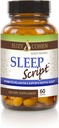 Suzy Cohen Sleep Script with Melatonin - 成人的植物睡眠和放松公式用于摩德,应激和睡眠,包含5-HTP,L-theanine,Passionflower,Lemon Balm和GABA 60 Capsules.