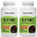 NaturalSlim Helpzymes, 给有Bromelain, Ox Bile, Pancreatin & Betaine HCL 100 Capsules, 2 Pack 的成年人的酶复合体