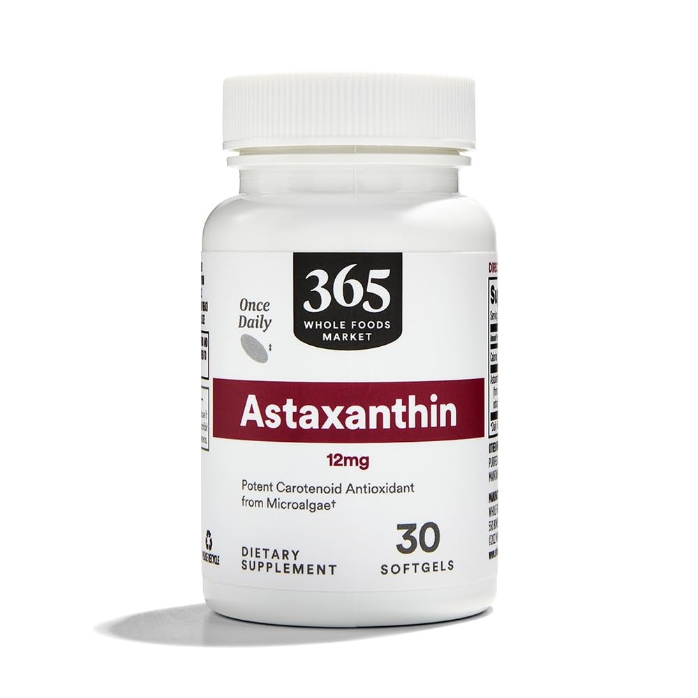 全食品市场,Astaxanthin 12mg, 30 cmt