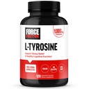FORCE FACTOR L Tyrosine压力救济补充,L-Tyrosine 成人脑健康补充,L-Tyrosine 500mg Capsules, Free Form, Vegan, No Gelatin, Non-GMO, 120 Capsules