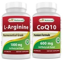 最佳天然L-Arginine 1000毫克和CoQ10 600毫克