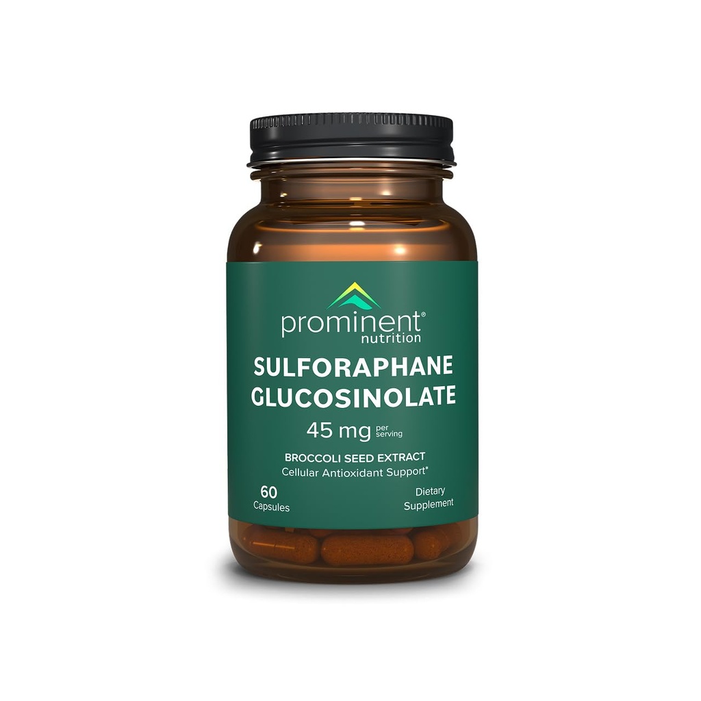 显著营养 苏福拉phane Glucosinolate 补充剂,细胞抗氧化剂支持剂,苏福拉phane 补充剂 45毫克,30天供应 - 1包