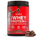六星惠蛋白粉 Plus - 肌肉建筑与复苏公式 配有Whei Isolate Plower,BCAAs,30g蛋白,Immune支持 - 工作后补充 - 三联巧克力,1.8磅