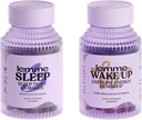 Lemme Sleep and Wake Up Bundle - 睡眠Gummys for Better night's rest and Wake Up Cafeine Gummys for Energy - Gluten - Free, Non-GMO, 60 counters everyone - 睡眠Gummys for Better night's restance and Wake Up Cafeine Gummys for Energy - 无糖无糖,非GMO,每个60个伯爵